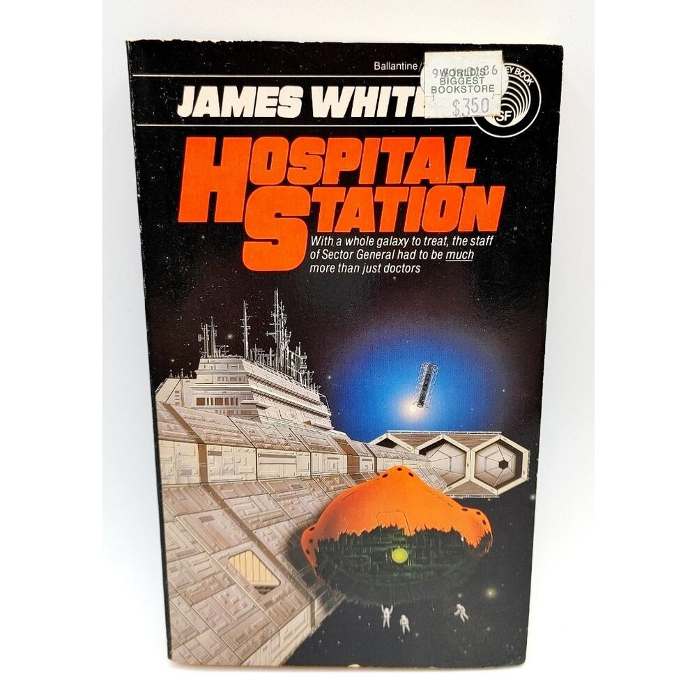 HOSPITAL STATION by James White 5th Printing Del Rey Paperback 1985
